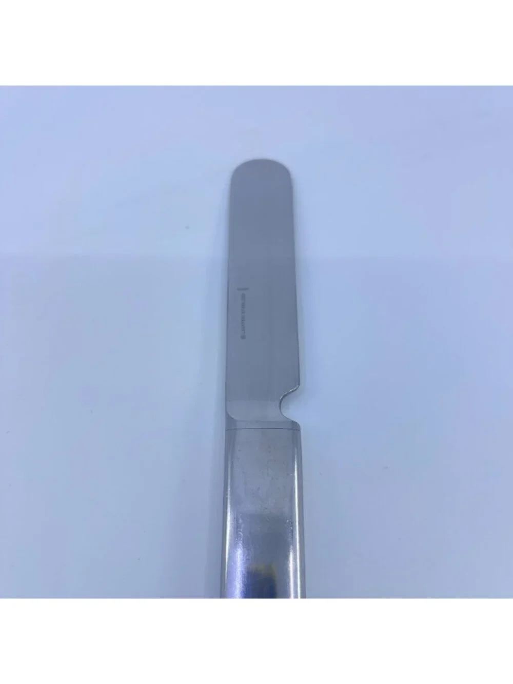 vintage lauffer stainless steel 18/8 dinner knife made in japan set of 2 1980